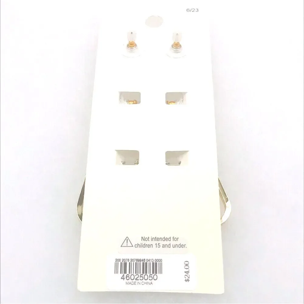 Express Gold Hoop and Stud Earring Set